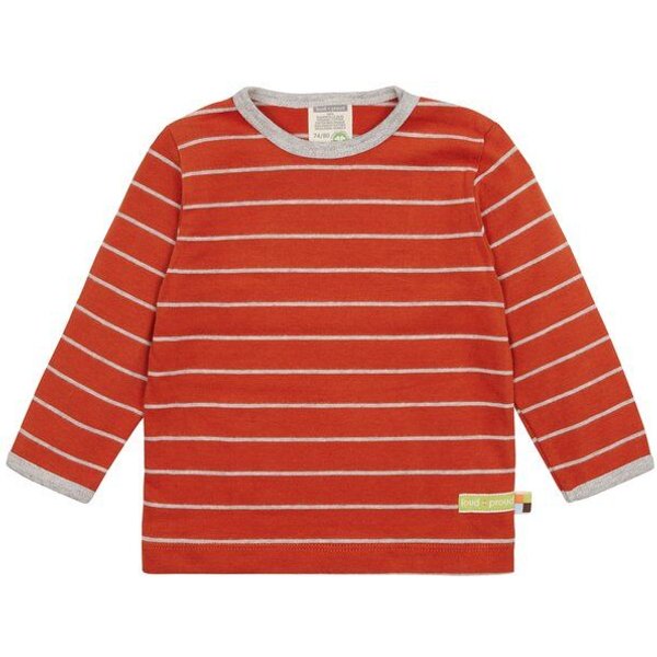 loud + proud Babys & Kinder Shirt Langarm Ringel, GOTS-zertifiziert