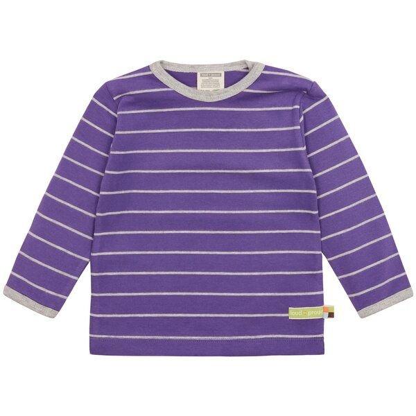 loud + proud Babys & Kinder Shirt Langarm Ringel, GOTS-zertifiziert