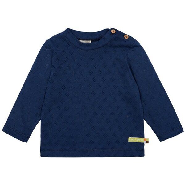 loud + proud Babys & Kinder Shirt Langarm Jacquard Strick, GOTS-zertifiziert