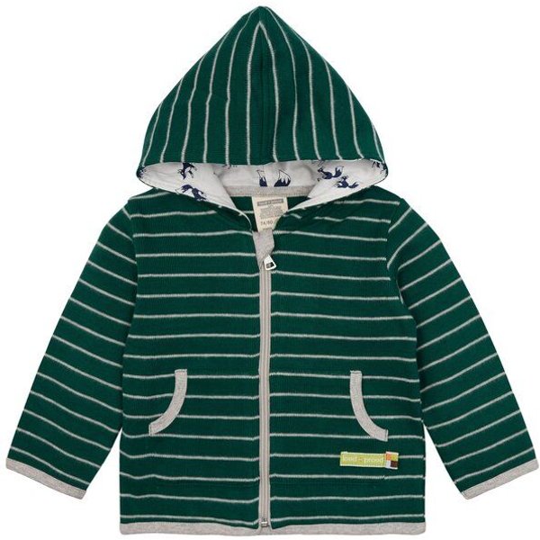loud + proud Babys & Kinder Jacke Ringel, GOTS-zertifiziert