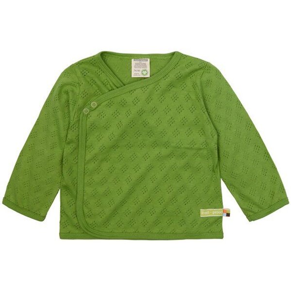 loud + proud Babys & Kinder Wickeljacke Jacquard Strick, GOTS-zertifiziert