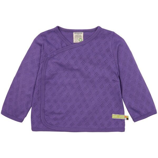 loud + proud Babys & Kinder Wickeljacke Jacquard Strick, GOTS-zertifiziert