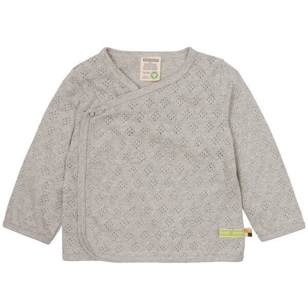 loud + proud Babys & Kinder Wickeljacke Jacquard Strick, GOTS-zertifiziert