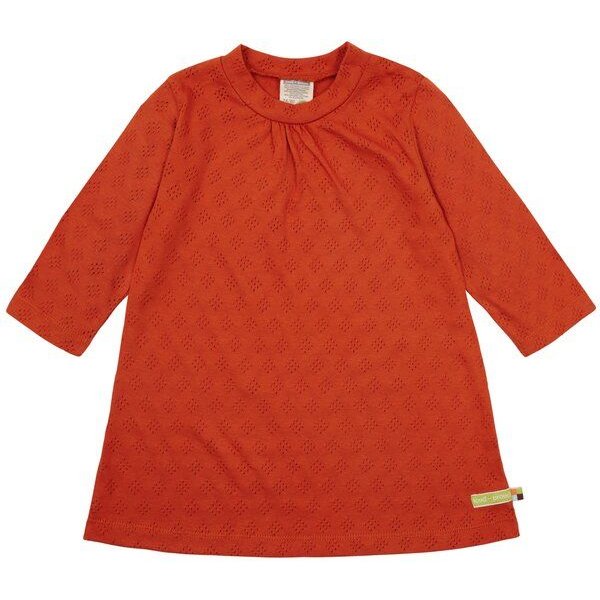 loud + proud Baby & Kinder Kleid Jacquard Strick, GOTS-zertifiziert