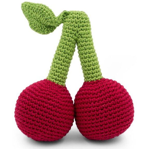Myum vegane Baby-Rassel – Kirschen