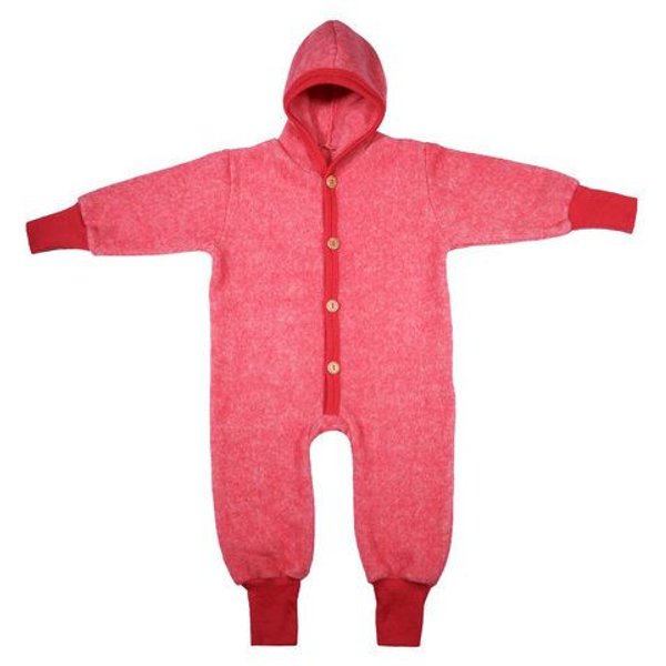 Cosilana Kleinkinder Fleece Overall Schurwolle (kbT) Baumwolle (Bio)