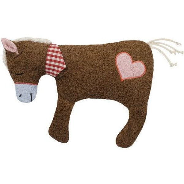 Efie Dinkelkorn-Wärmekissen Pferd braun, KbA, 100 % Made in Germany