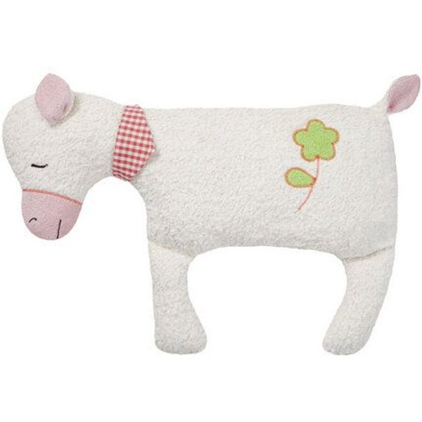 Efie XL Schäfchen mit Blümchen, Spieltier und Kuschelkissen,