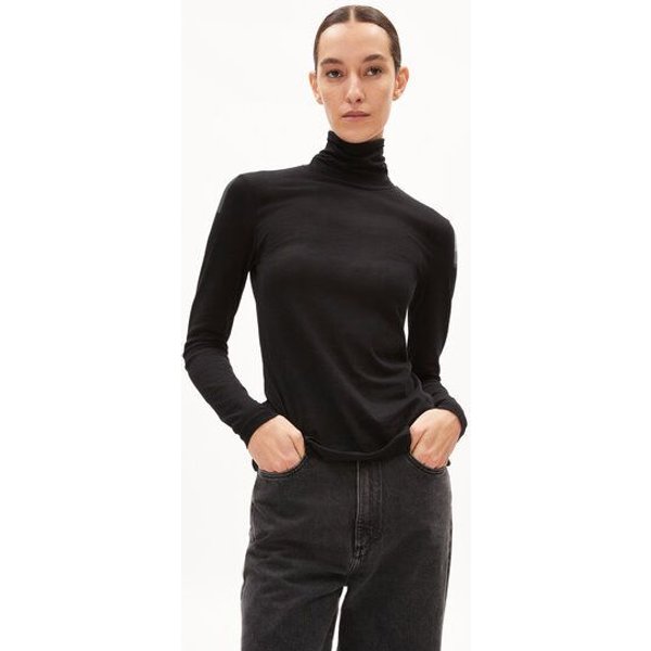 ARMEDANGELS GRAZILIAA SOFT - Damen Longsleeve Slim Fit aus Bio-Baumwolle