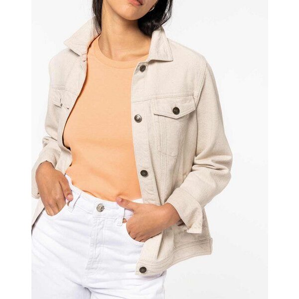YTWOO Nachhaltige Damenjacke aus Biobaumwolle und Hanf