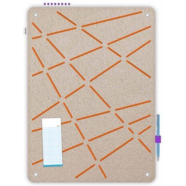 Rechteck-Pinnwand zum Stecken und Pinnen aus Filz, Memoboard mal anders von RÅVARE (REK)