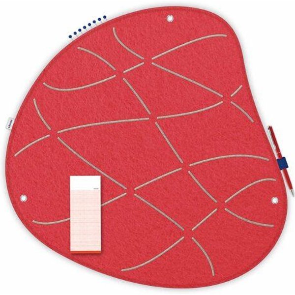 Organische Pinnwand zum Stecken und Pinnen aus Filz, Memoboard mal anders von RÅVARE (OKO-1)