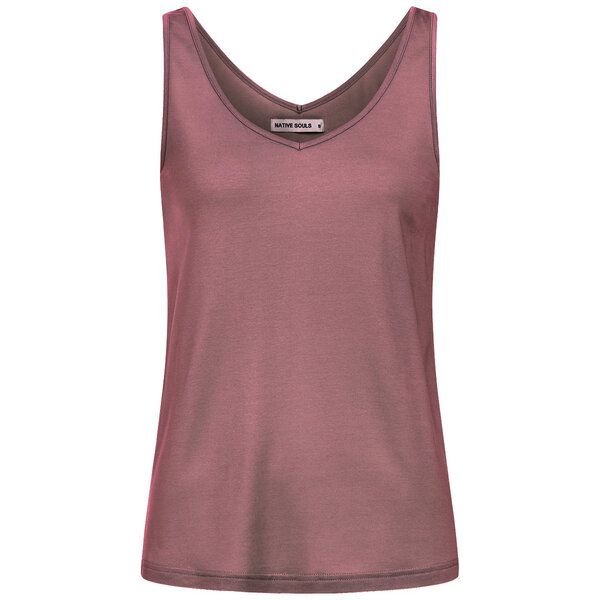 NATIVE SOULS Lyocell Damen V-Neck Top