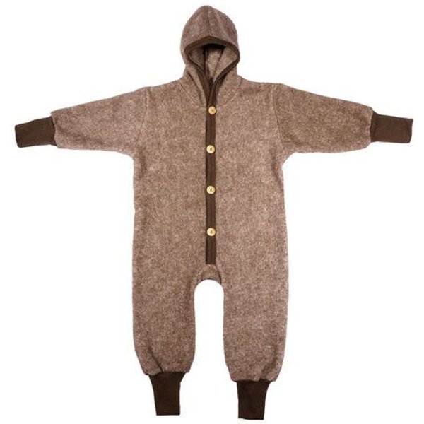 Cosilana Kleinkinder Fleece Overall Schurwolle (kbT) Baumwolle (Bio)