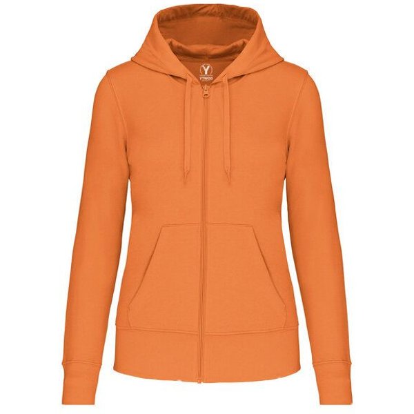 YTWOO Nachhaltiges Basic Kapuzensweatshirt für Damen aus Nachhaltigen Materlialien