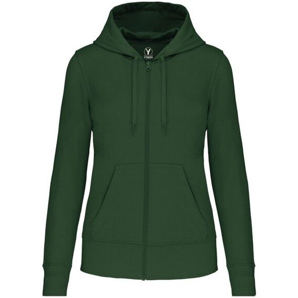 YTWOO Nachhaltiges Basic Kapuzensweatshirt für Damen aus Nachhaltigen Materlialien
