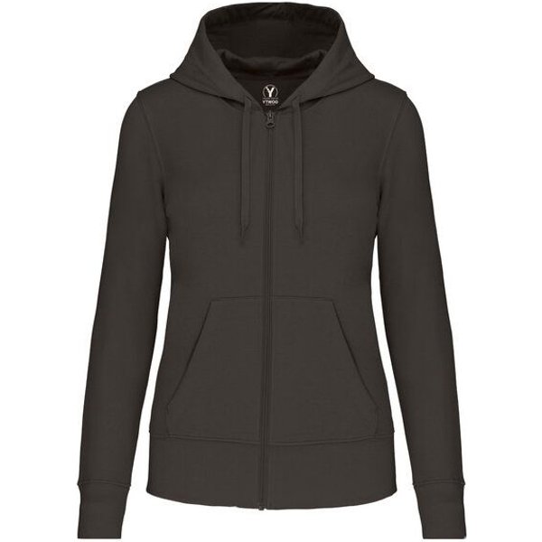 YTWOO Nachhaltiges Basic Kapuzensweatshirt für Damen aus Nachhaltigen Materlialien