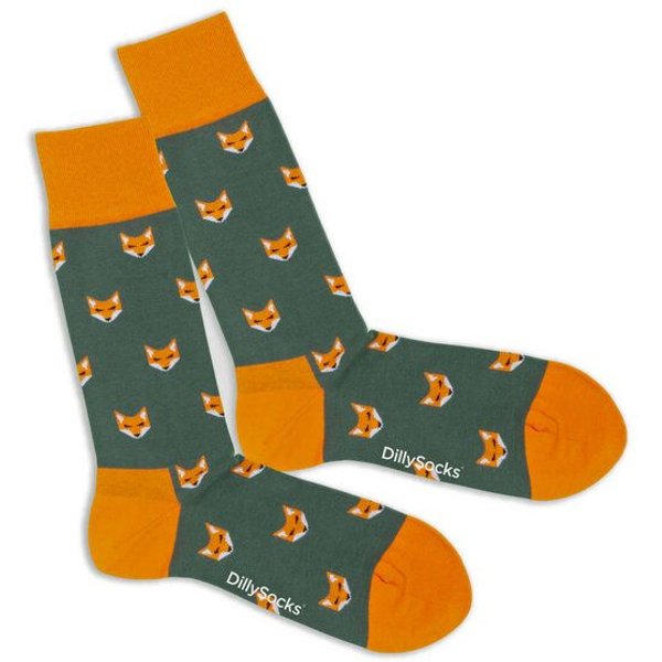 DillySocks Socken Fossiled Fox aus Biobaumwoll-Mix