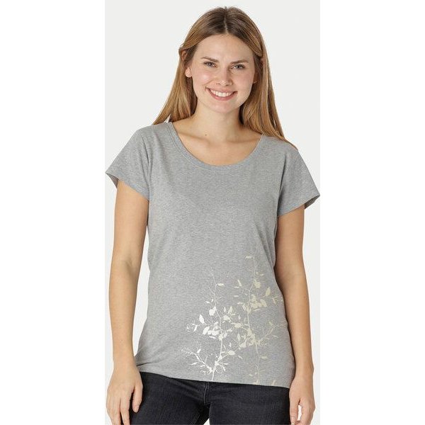 Peaces.bio - handbedruckte Biomode Damen Loosefit Shirt Buchenzauber
