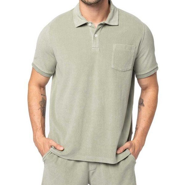 YTWOO Herren Polohemd aus weichem Bio-Terrystoff - Made in Portugal