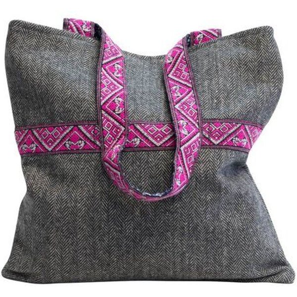 manbefair TWEED SHOPPER CELINE grau