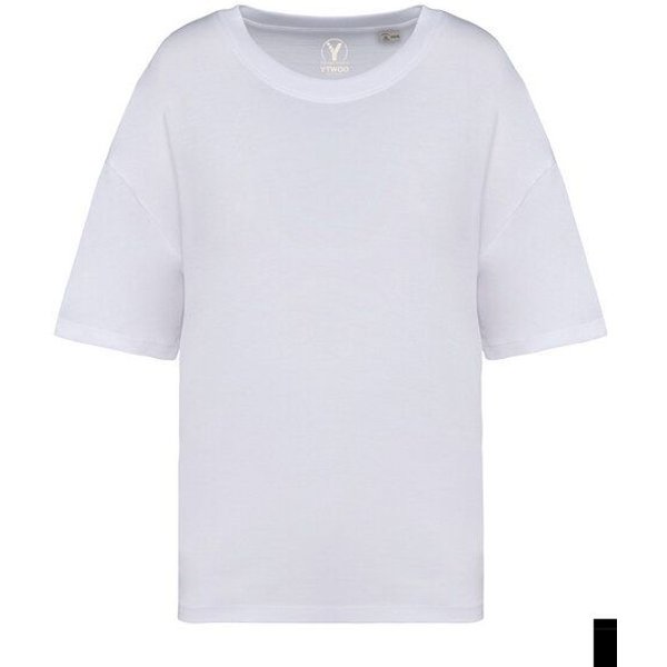 YTWOO Damen Oversized T-Shirt aus Bio-Baumwolle