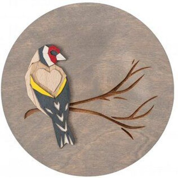 BeWooden Wanddekoration aus Holz - Motiv Vogel - Mehrerere Varianten