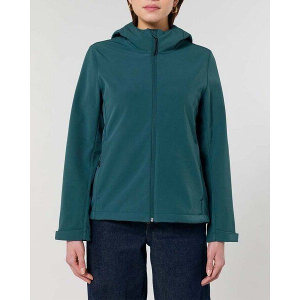 YTWOO Damen Eco Softshell Jacke mit Kapuze