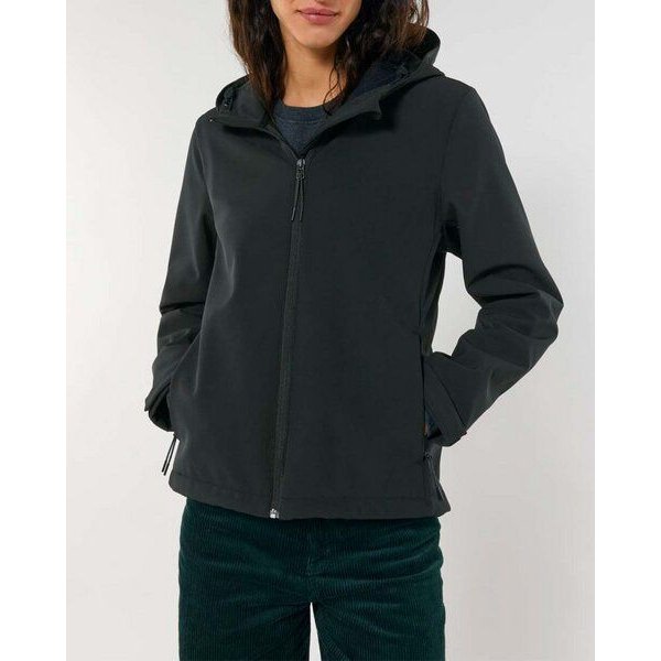 YTWOO Damen Eco Softshell Jacke mit Kapuze