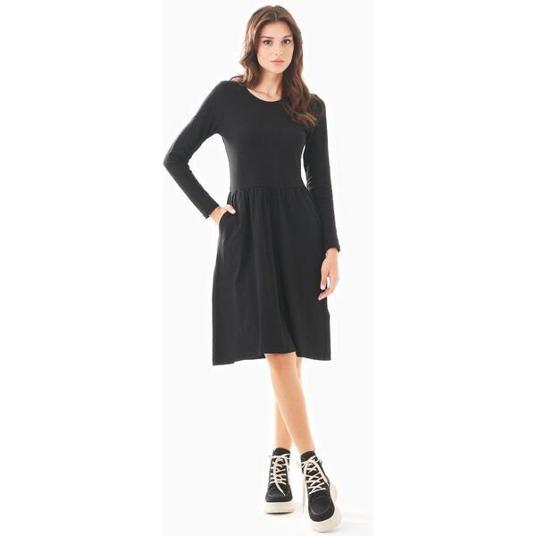 ORGANICATION Langarm-Jerseykleid aus Bio-Baumwolle