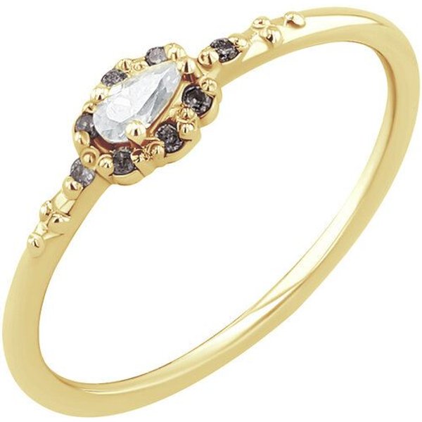 Eppi Ring mit Moissanit und Salt and Pepper Diamanten Kaylyn