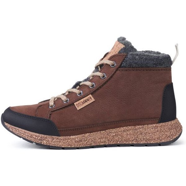 Doghammer gefütterter Winterstiefel für Herren aus Leder und Kork - Arctic Lether Adventurer