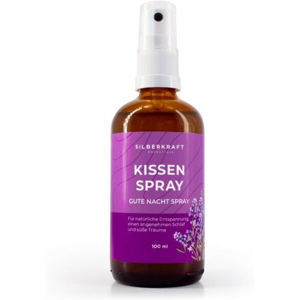 Silberkraft Kissenspray mit 100 % reinem Bio Lavendel