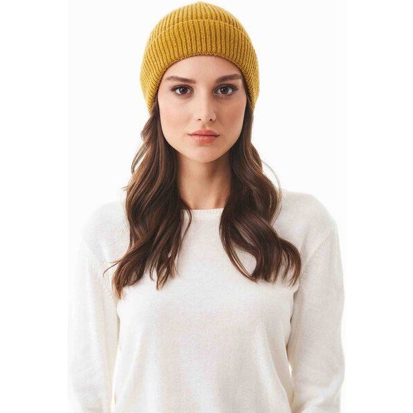 ORGANICATION Strick-Beanie aus Bio-Merinowolle und Bio-Baumwolle