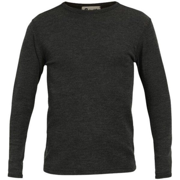 Jalfe Herren-Longsleeve Wolle melange