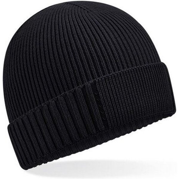 Beechfield Damen / Herren Patch-Mütze aus Bio-Baumwolle