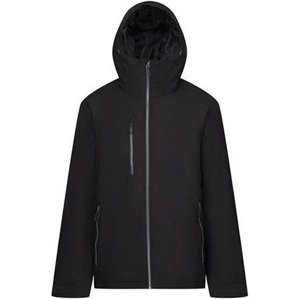 Regatta Professional Herren Wasserdichte gefütterte Softshelljacke mit Kapuze Recycled kontrastfarbene Reißverschlüsse