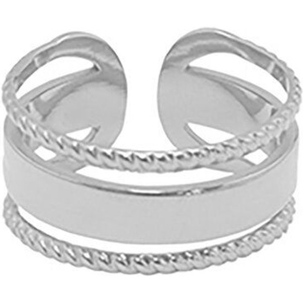 Größenverstellbarer BOLD TRIPLE Ring ca. Ø 17 - 19 mm von Elektropulli