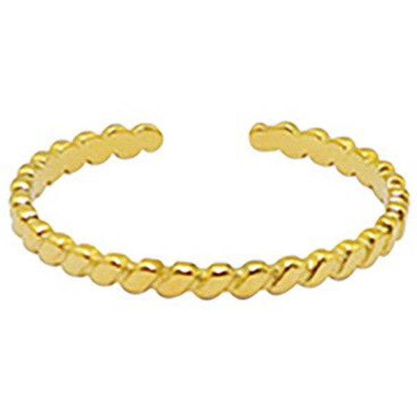 Größenverstellbarer FINE LINES Ring ca. Ø 17 - 19 mm von Elektropulli