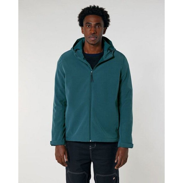 YTWOO Herren Eco Softshell Jacke mit Kapuze