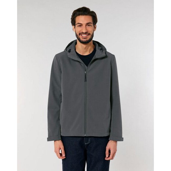 YTWOO Herren Eco Softshell Jacke mit Kapuze