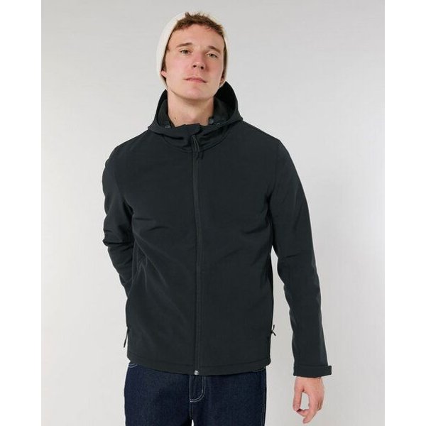 YTWOO Herren Eco Softshell Jacke mit Kapuze
