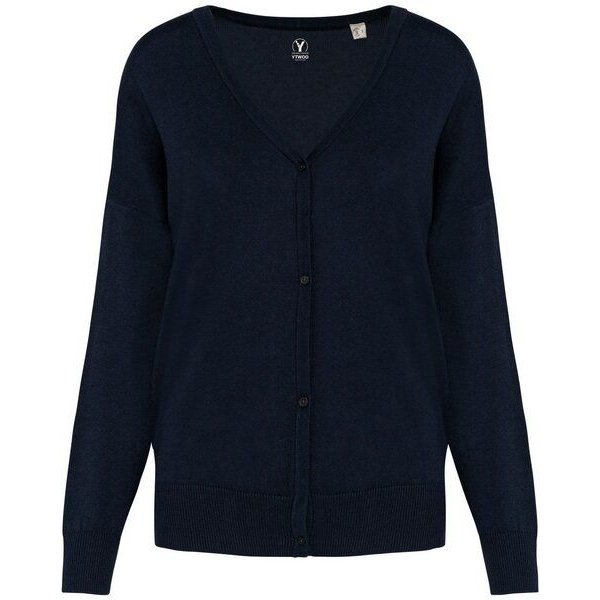 YTWOO Damen-Strickjacke aus Bio-Baumwolle und Lyocell TENCEL