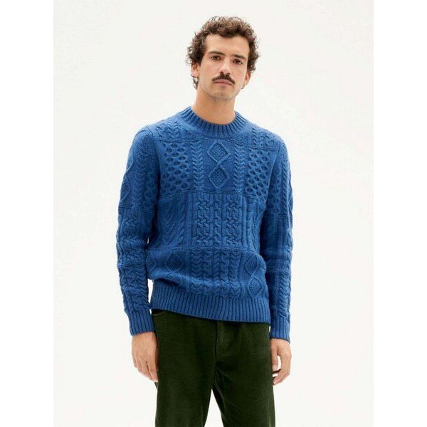 thinking mu weiches Sweatshirt - Rasta Knitted Sweater - aus Wolle (bio)
