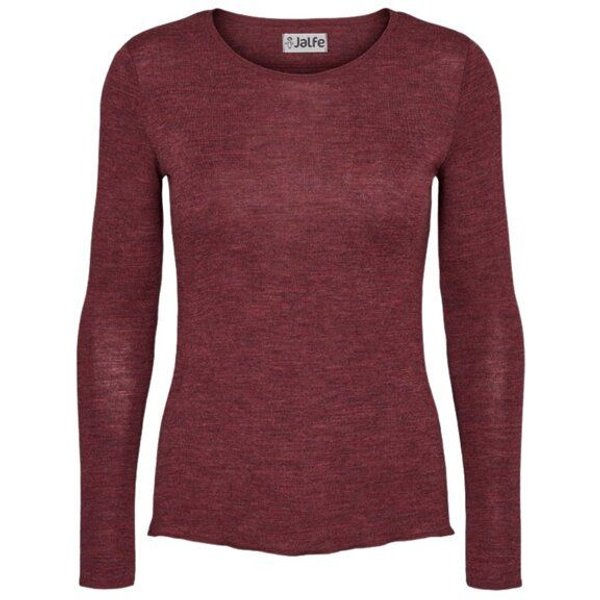 Jalfe Longsleeve Wolle plain melange