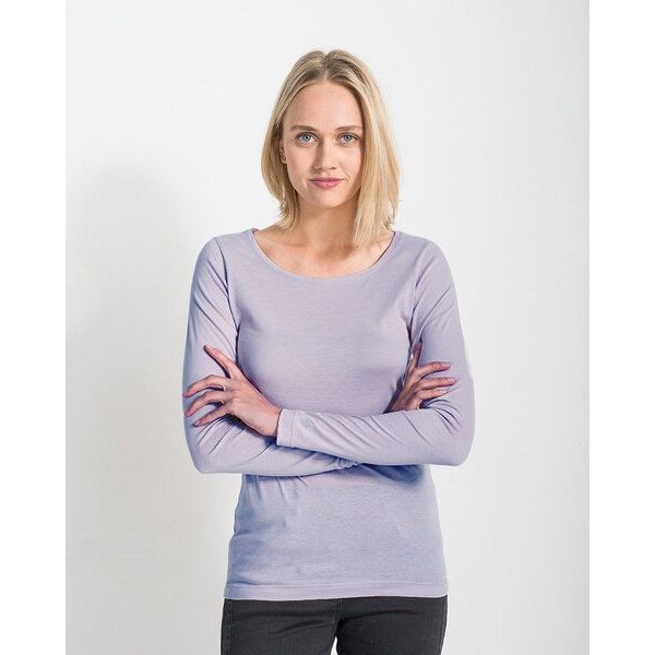Alma & Lovis Langarmshirt aus 100% Bio-Baumwoll-Jersey (kbA) | Pure Shirt