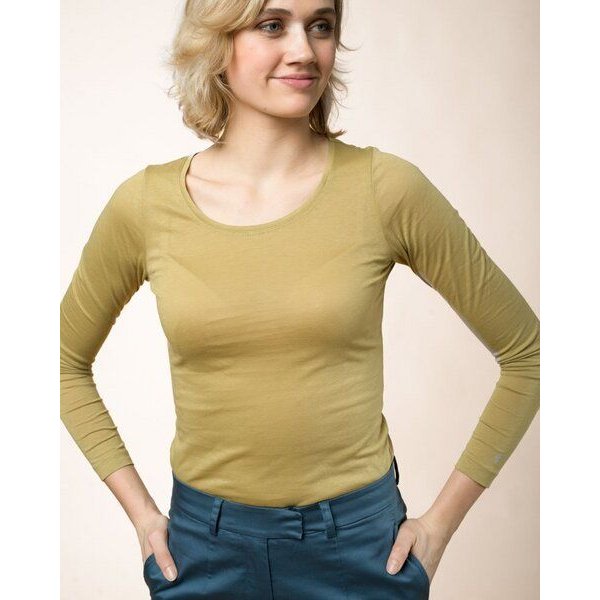 Alma & Lovis Langarmshirt aus 100% Bio-Baumwoll-Jersey (kbA) | Pure Shirt