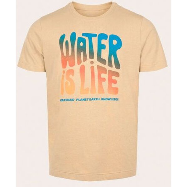 KnowledgeCotton Apparel Unisex T-Shirt "WATER IS LIFE" - in Zusammenarbeit mit WaterAid