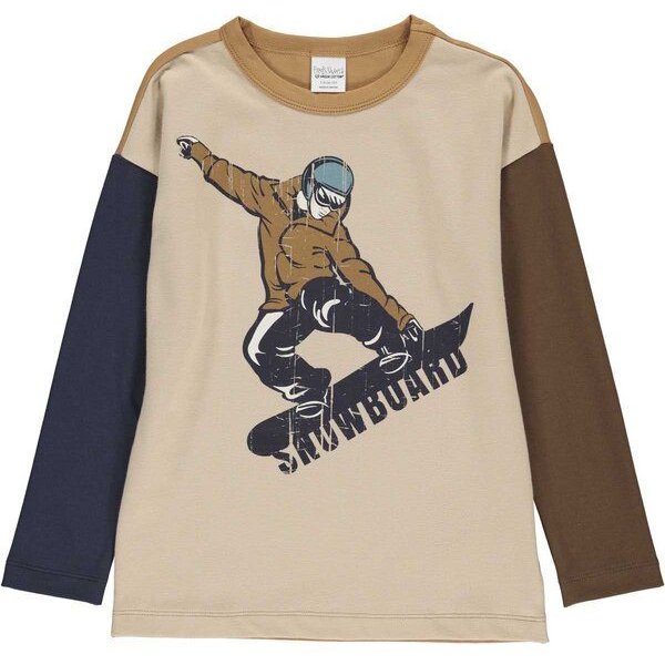 Fred's World by Green Cotton "Green Cotton" T-Shirt "Snowboard"