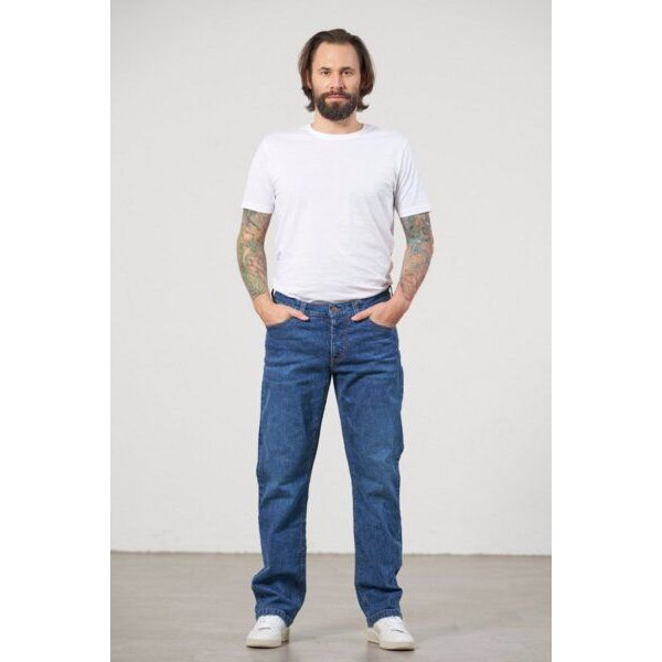 Feuervogl fv-Mi:lo | Straight Cut | Medium Waist | Hemp Denim